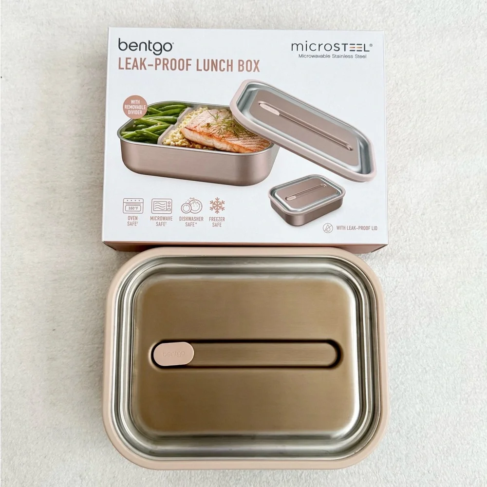 Bentgo Microsteel Leak-Proof Lunch Box - Rose Gold - Picture 1 of 7